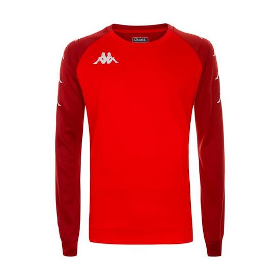 Sweatshirt manches longues garçon Parme rouge