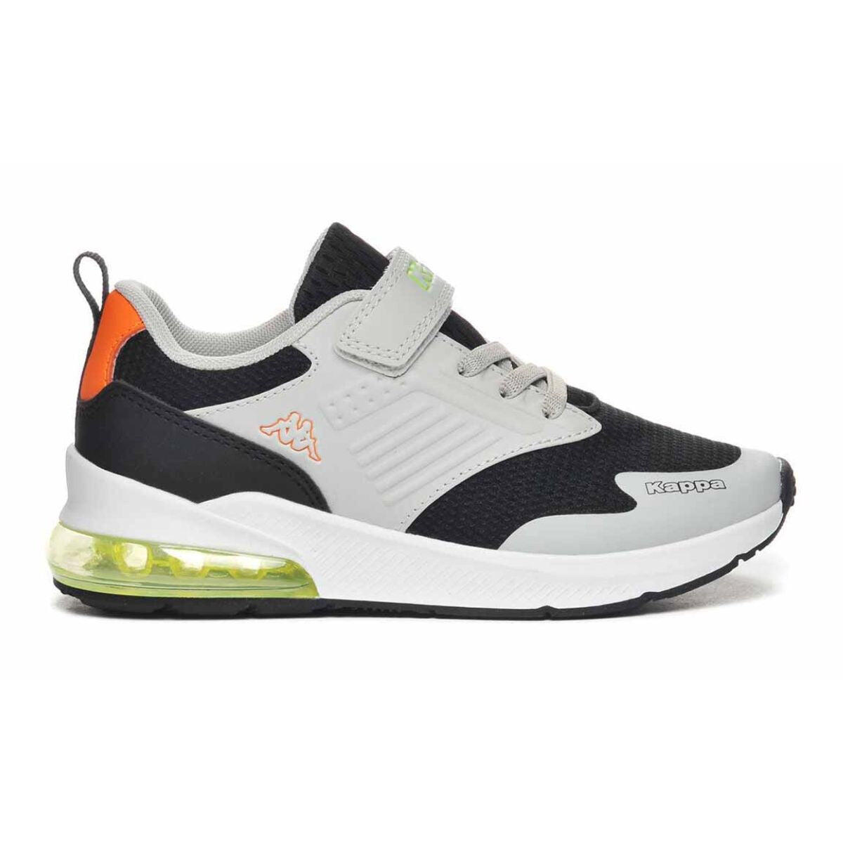 Kappa - Baskets Garçon Myagi Gris - Baskets - Gris|orange - 28 - Decathlon