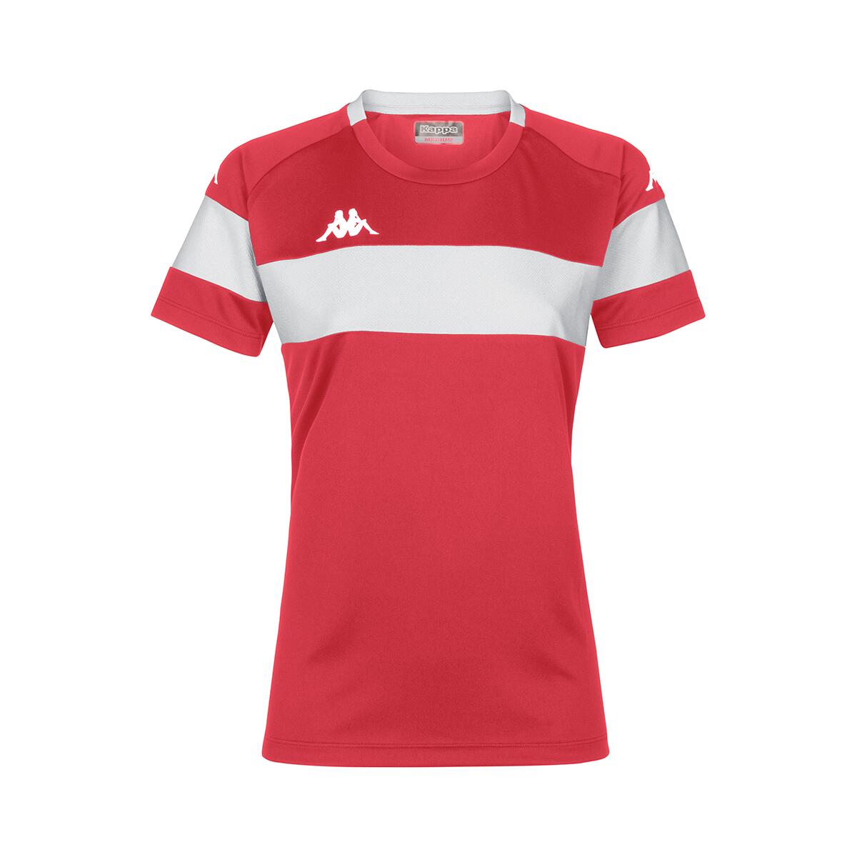 T-shirt de futebol feminina dareta kappa