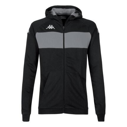 Veste à capuche manches longues homme Dacciozi noir