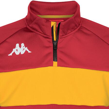 Sweatshirt manches longues garçon Dovare rouge 4/4