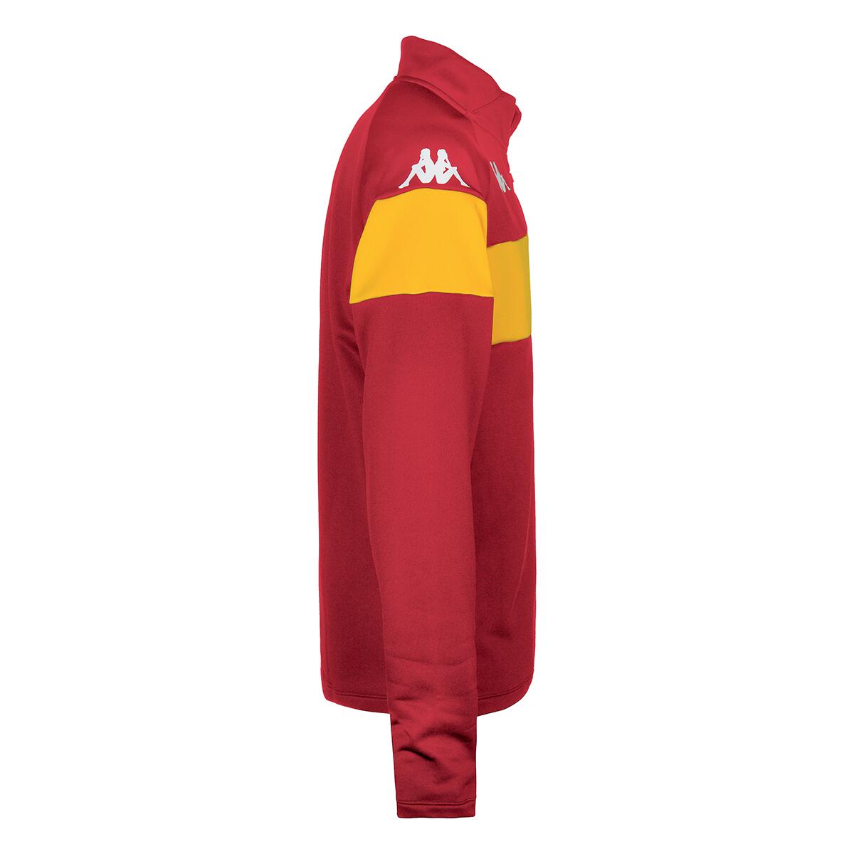 Sweatshirt manches longues garçon Dovare rouge 2/4