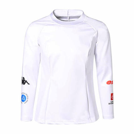 T-shirt manches longues adulte blanc