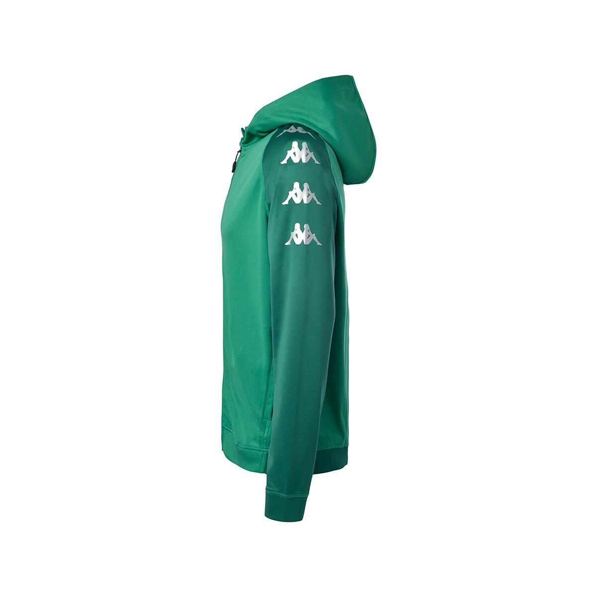 Veste à capuche manches longues homme Tortona vert 4/6