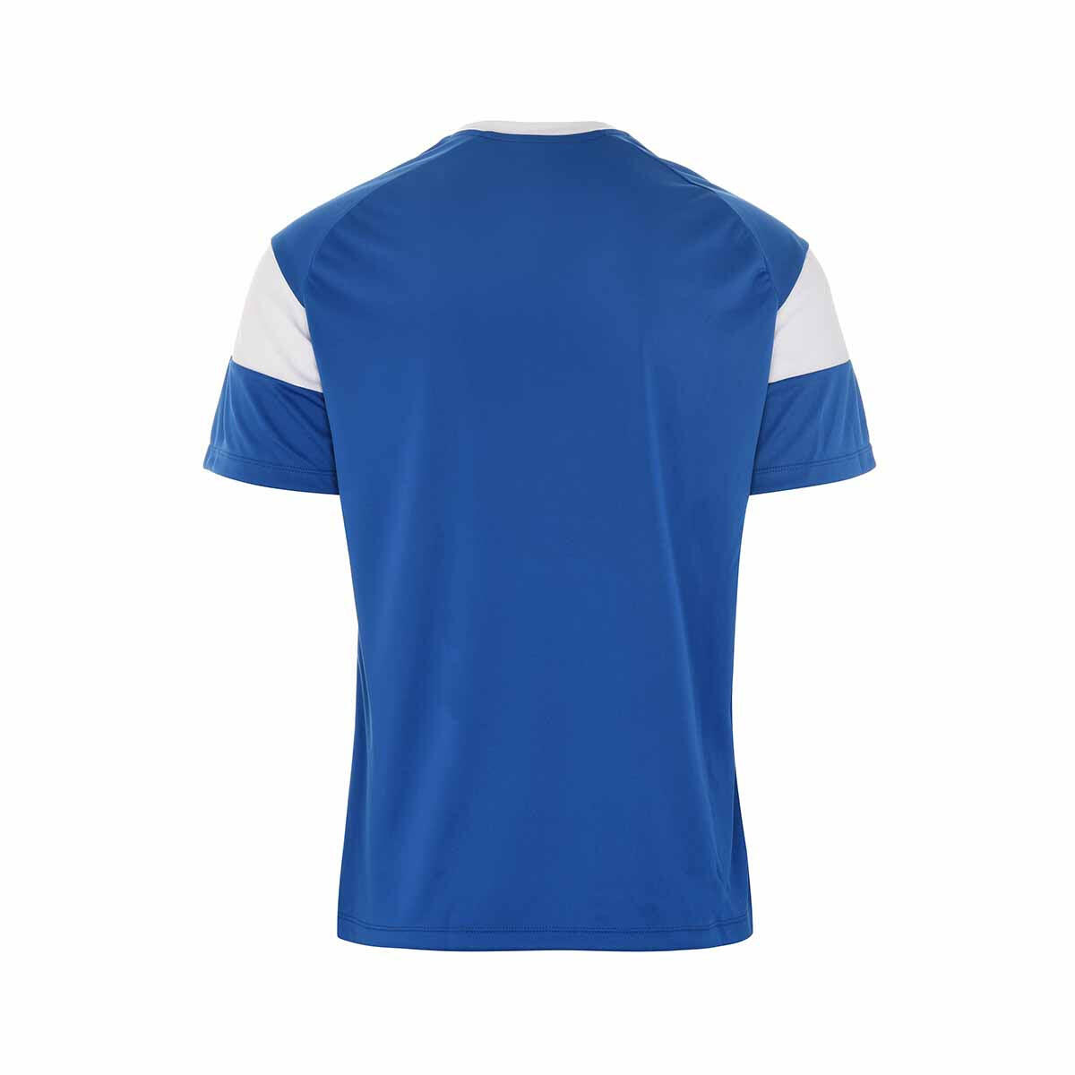 t-shirt da bambino in poliestere blu da allenamento 4/4