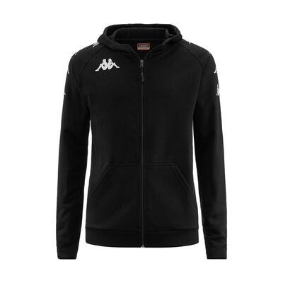 felpa con cerniera da bambino in cotone blu da calcio