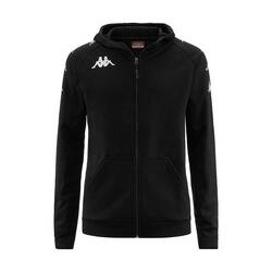 Veste à capuche manches longues homme Divieto noir