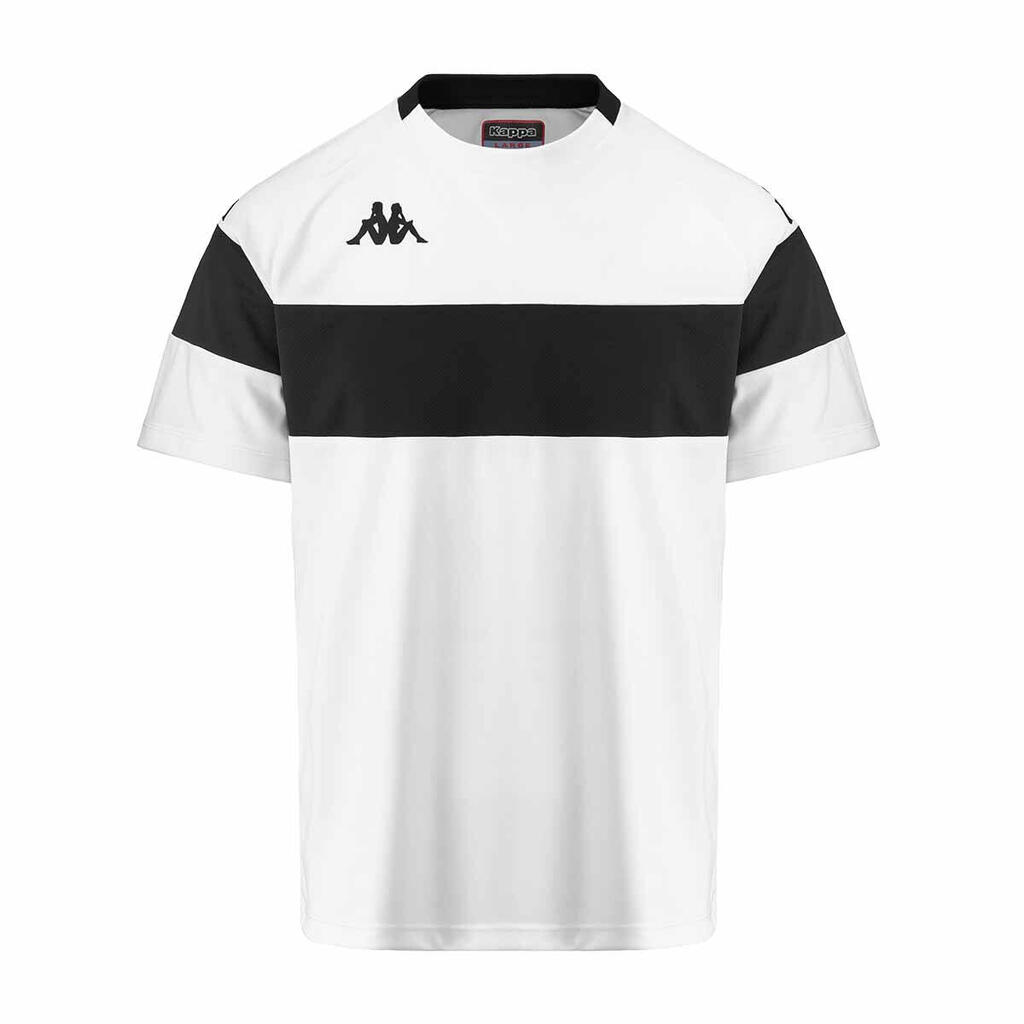 Men's Kappa Dareto White/Black Sports T-Shirt