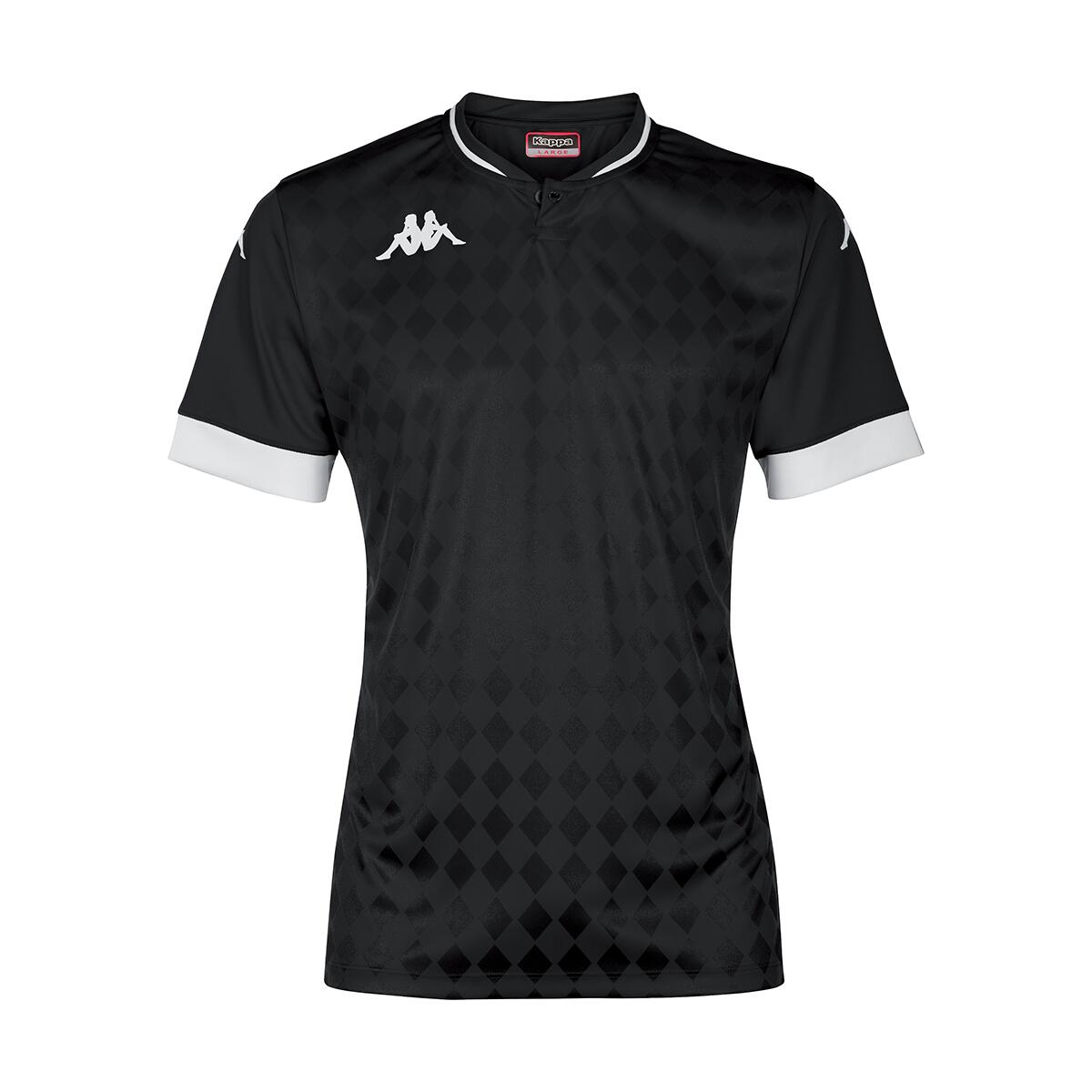 Kappa - Maillot Football Garçon Bofi Noir - Maillot Manches Courtes - Blanc|noir -  4 À 6 Ans - Decathlon