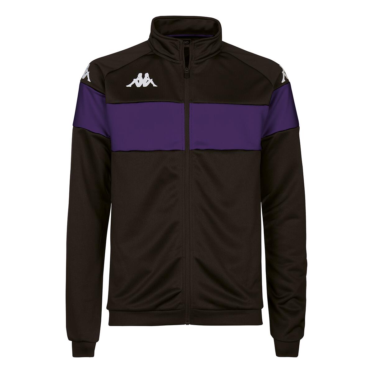 Kappa - Veste Manches Longues Homme Dacone Noir - Veste - Noir|violet - 48 Xl - Decathlon