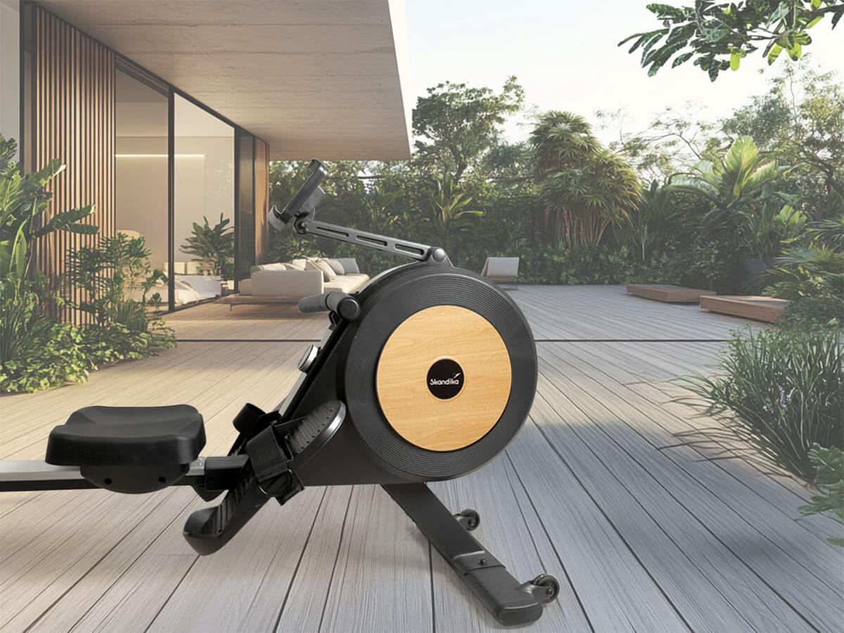 Rameur connecté autoalimenté Njord P6-G - 32 niveaux de résistance - Max 135 kg 5/8