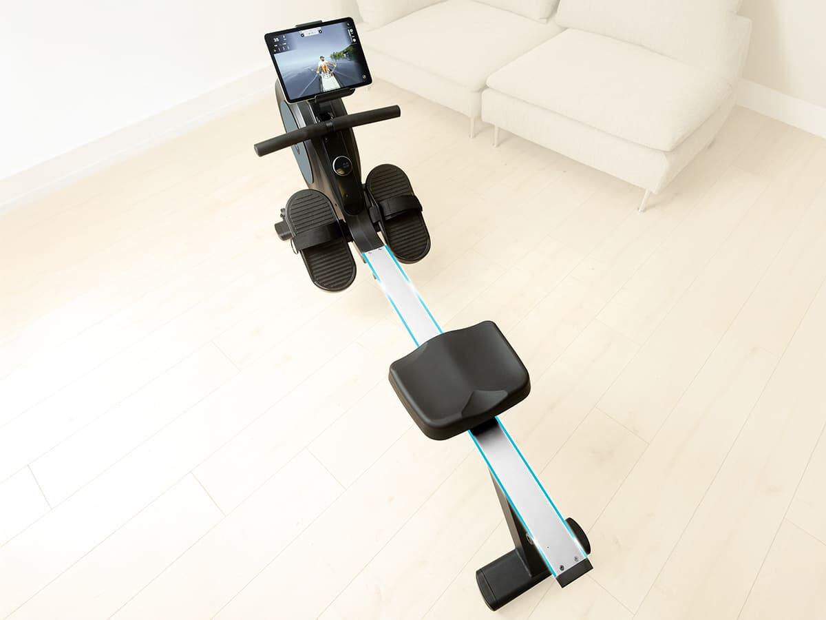 Rameur connecté autoalimenté Njord P6-G - 32 niveaux de résistance - Max 135 kg 6/8