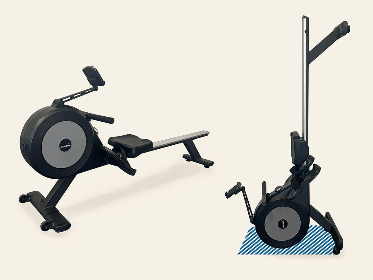 Rameur connecté autoalimenté Njord P6-G - 32 niveaux de résistance - Max 135 kg 3/8