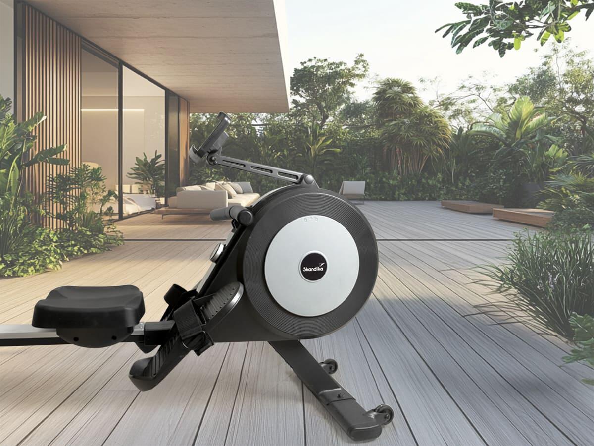 Rameur connecté autoalimenté Njord P6-G - 32 niveaux de résistance - Max 135 kg 5/8