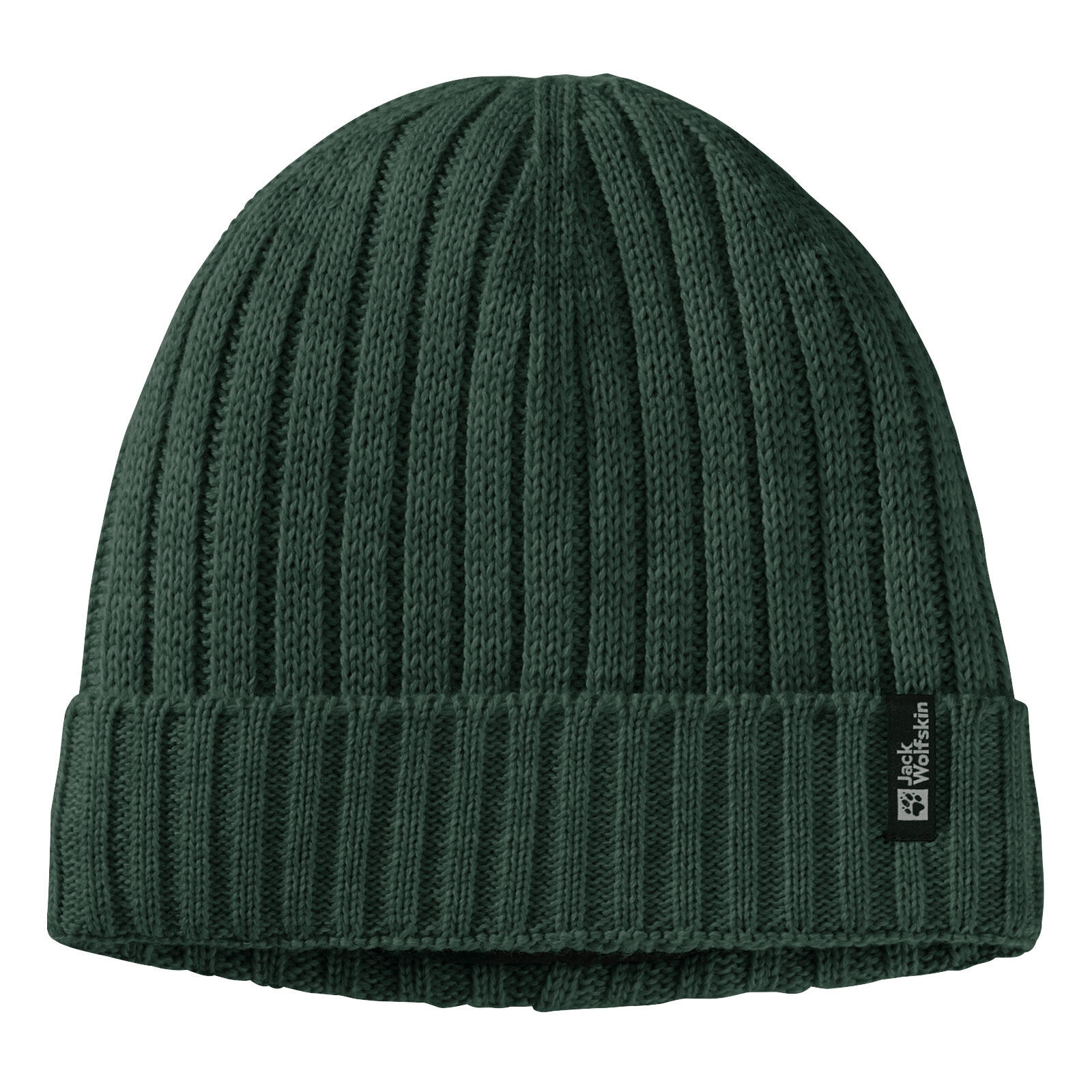 JACK WOLFSKIN Mütze winddicht atmungsaktiv Unisex - Rib Knit Beanie