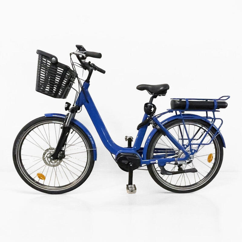 Reconditionné - Vélo de ville électrique Brooklyn bleu  - Très bon état