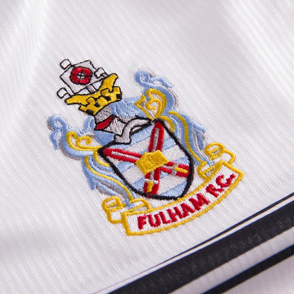 Maillot de football rétro - Homme - Fulham FC 1999/00 - Manches Cortes - Blanc 4/7