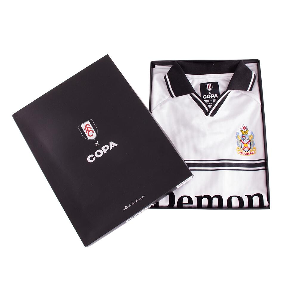 Maillot de football rétro - Homme - Fulham FC 1999/00 - Manches Cortes - Blanc 6/7