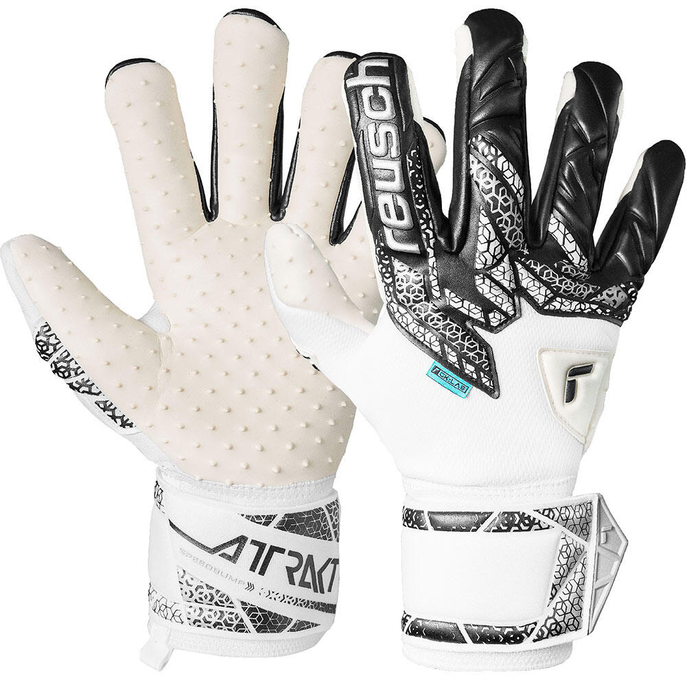 Reusch - Reusch Torwarthandschuhe Attrakt Speedbump - Gants De Gardien - Blanc|gris - 8,5 - Decathlon
