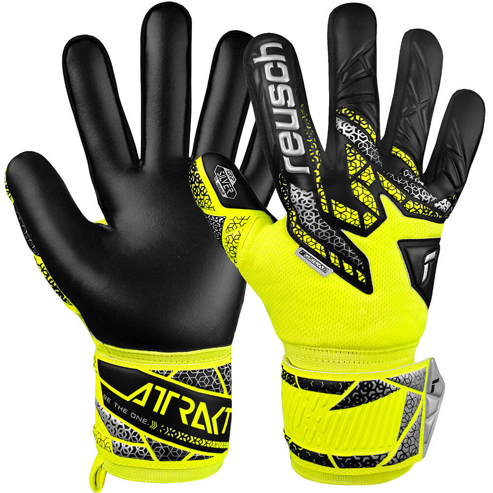REUSCH Reusch Attrakt Silver Goalkeeper Gloves