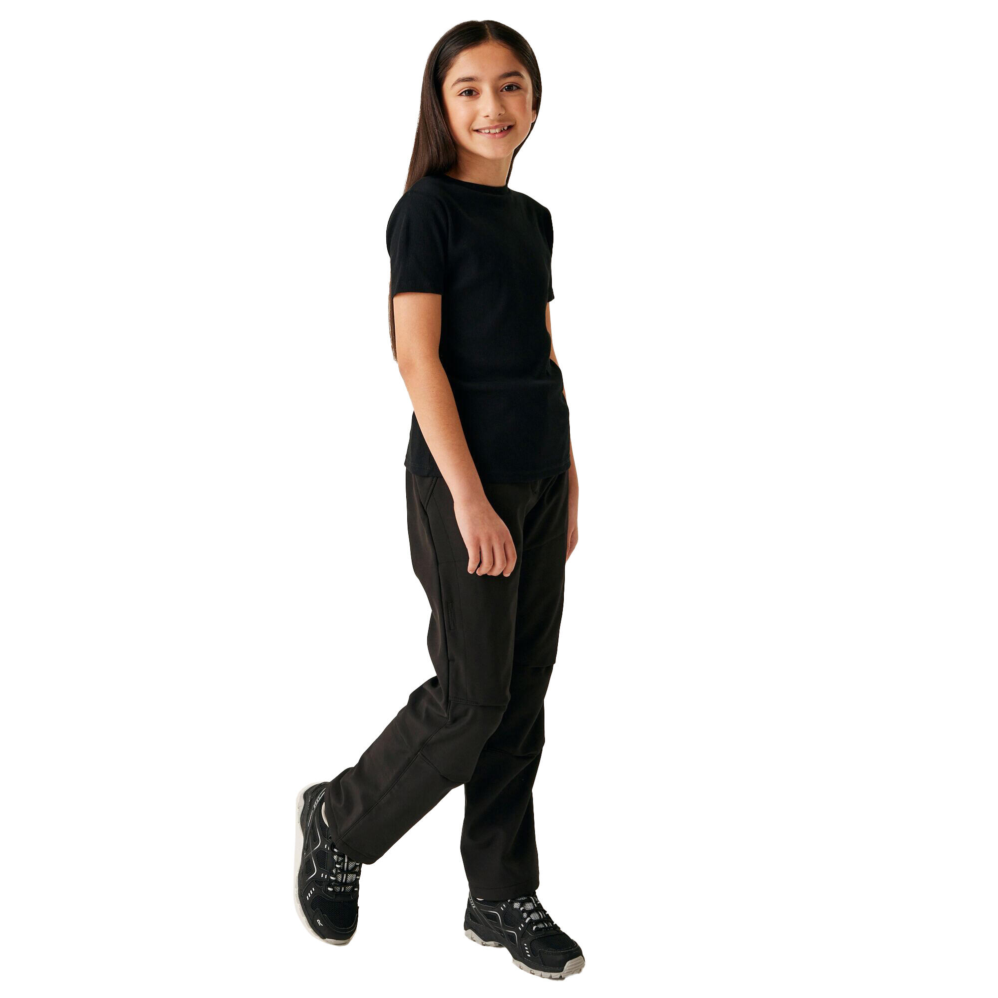 Pantalon Utilitaire Randonnée Regatta Great Outdoors Femme - Noir, Taille 16 (FG) Droit Confortable
