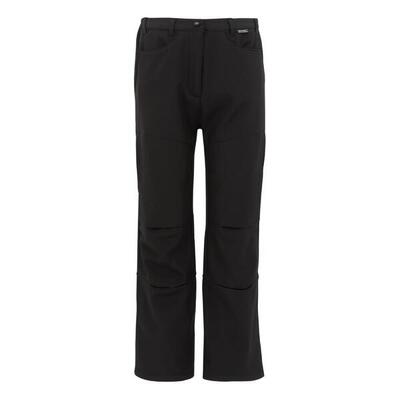 Softshell wandelbroek voor kinderen/kinderen (zwart)
