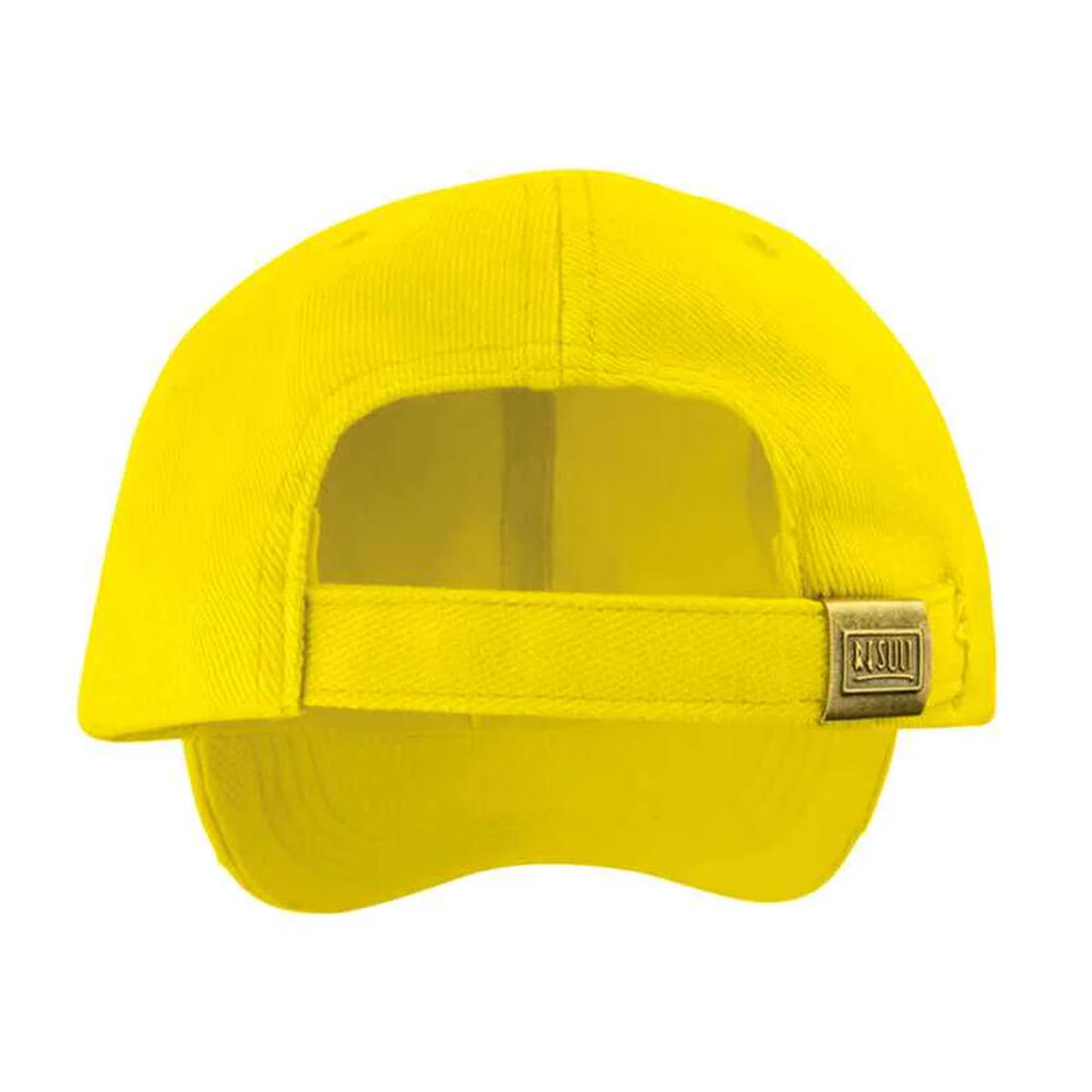 Boné de algodão de baixo perfil para crianças e jovens (Amarelo) 2/2