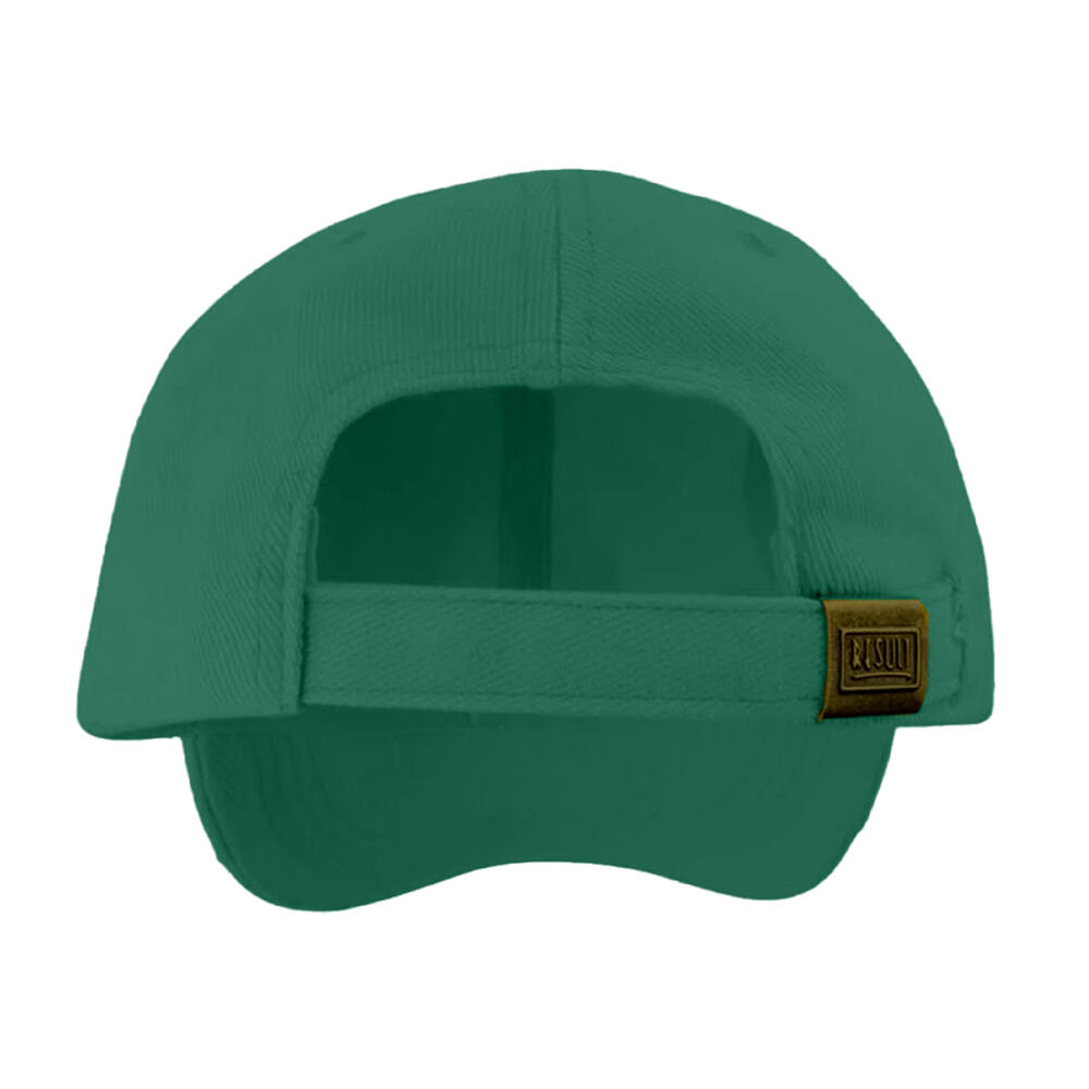 Gorra de Algodón para Niños/Niñas Verde Botella 2/2