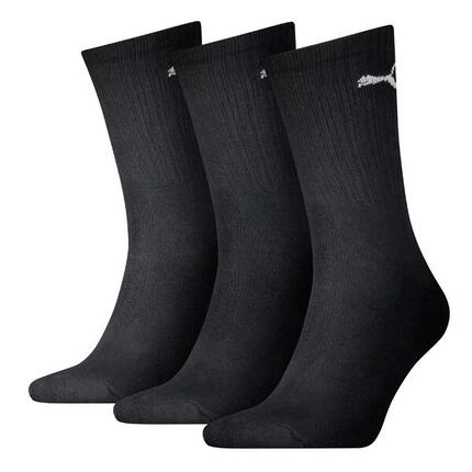 SOCKEN Puma Crew Socks 3 Pack, Schwarz, Unisex