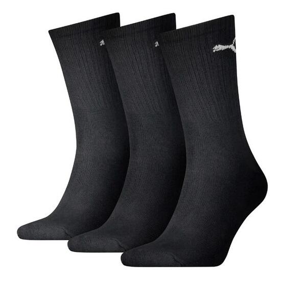 SOCKEN Puma Crew Socks 3 Pack, Schwarz, Unisex