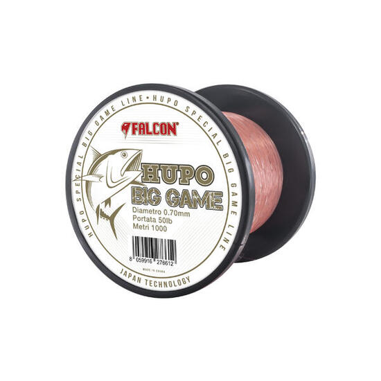 FALCON Filo da Pesca HUPO BIG GAME - Monofilo da Traina 1000 MT / 0.90 MM