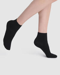 Lot de 2 Paires de Socquettes femme Basique Coton