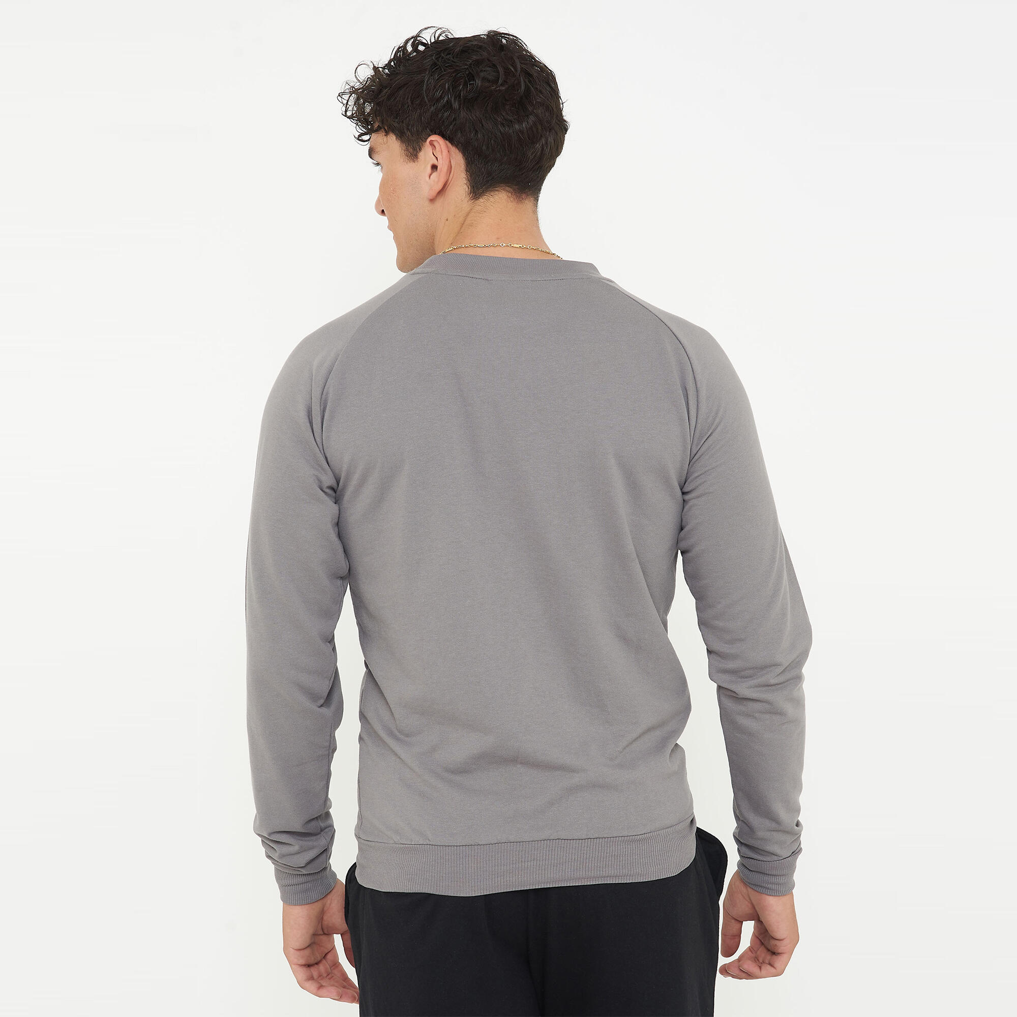 Sweatshirt aus Baumwolle F GORN dunkelgrau 2/6