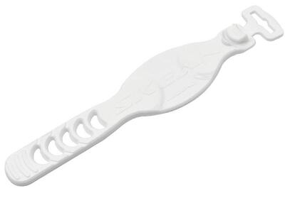Skean top tube protector bovenbuis wit