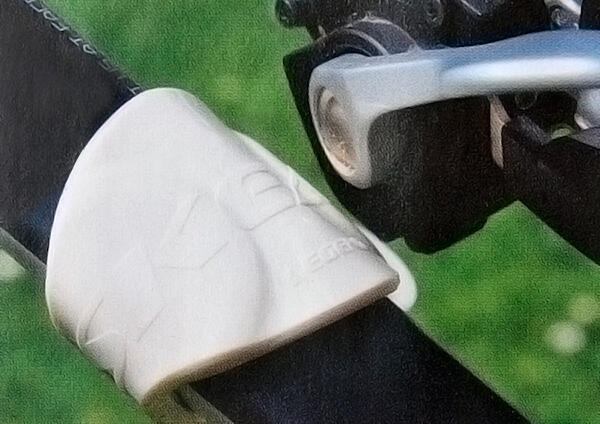 Skean Top Tube Protector Bovenbuis Wit 2/3