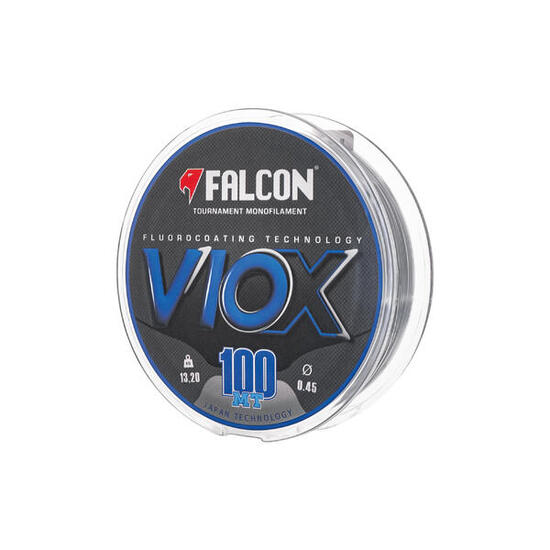 Falcon Filo da Pesca Viox - Terminale per persca Bolognese 100 MT / 0.18 MM