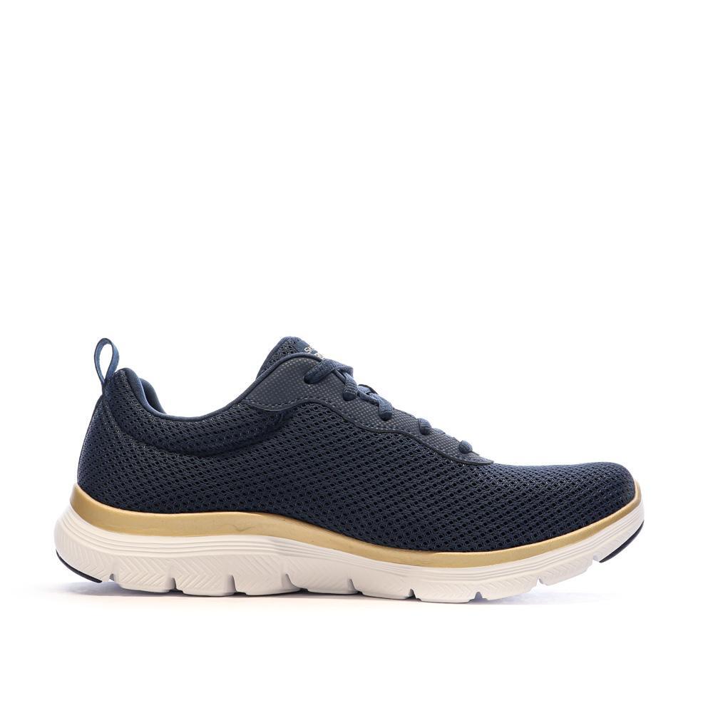 Chaussures de Sport Marine/Doré Femme Skechers Flex Appeal 2/7