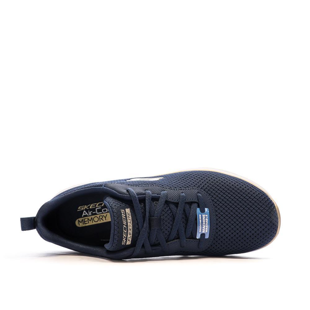 Chaussures de Sport Marine/Doré Femme Skechers Flex Appeal 4/7