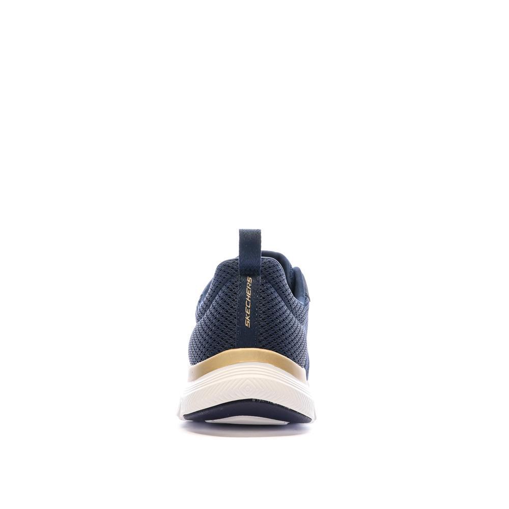 Chaussures de Sport Marine/Doré Femme Skechers Flex Appeal 3/7