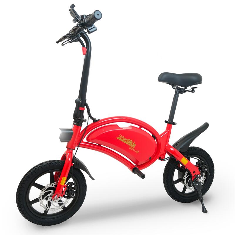 Urbanglide - Urbanglide Ebike 140 Rouge – Draisienne Électrique 25 Km/h 18 Km - Trottinette Électrique - Noir - Taille Unique - Decathlon
