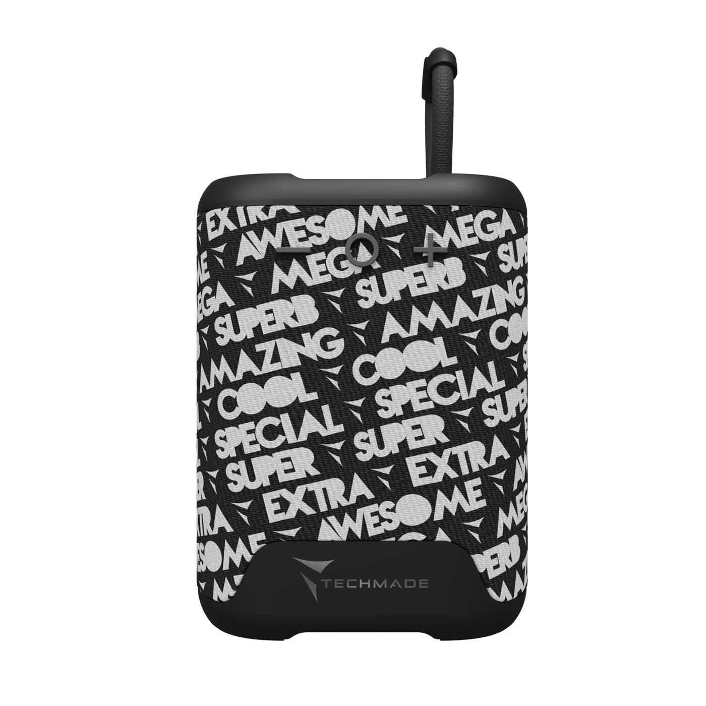 Cassa portatile speaker Bluetooth wireless senza filo - design nero 2/3