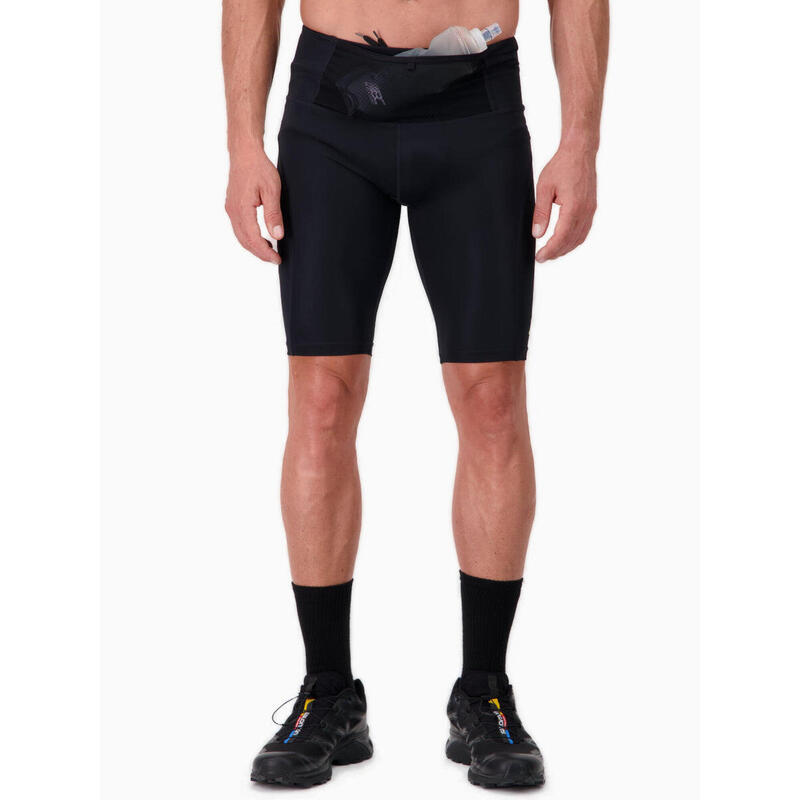 Cuissard de trail Silvio avec 2 poches - Noir - Homme