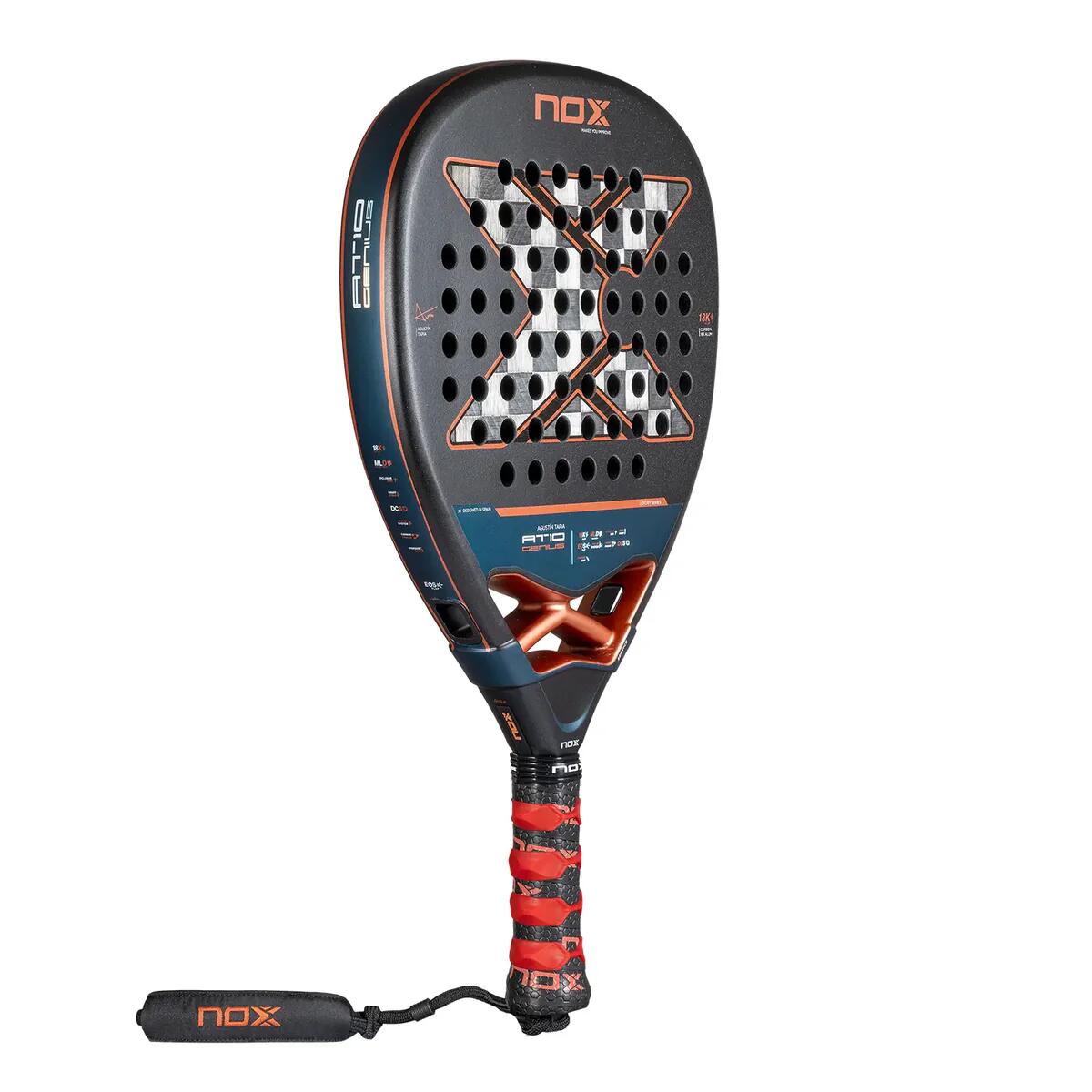 NOX AT10 Genius Attack 18K Alum van Agustin Tapia 2025 Padelracket 2/7