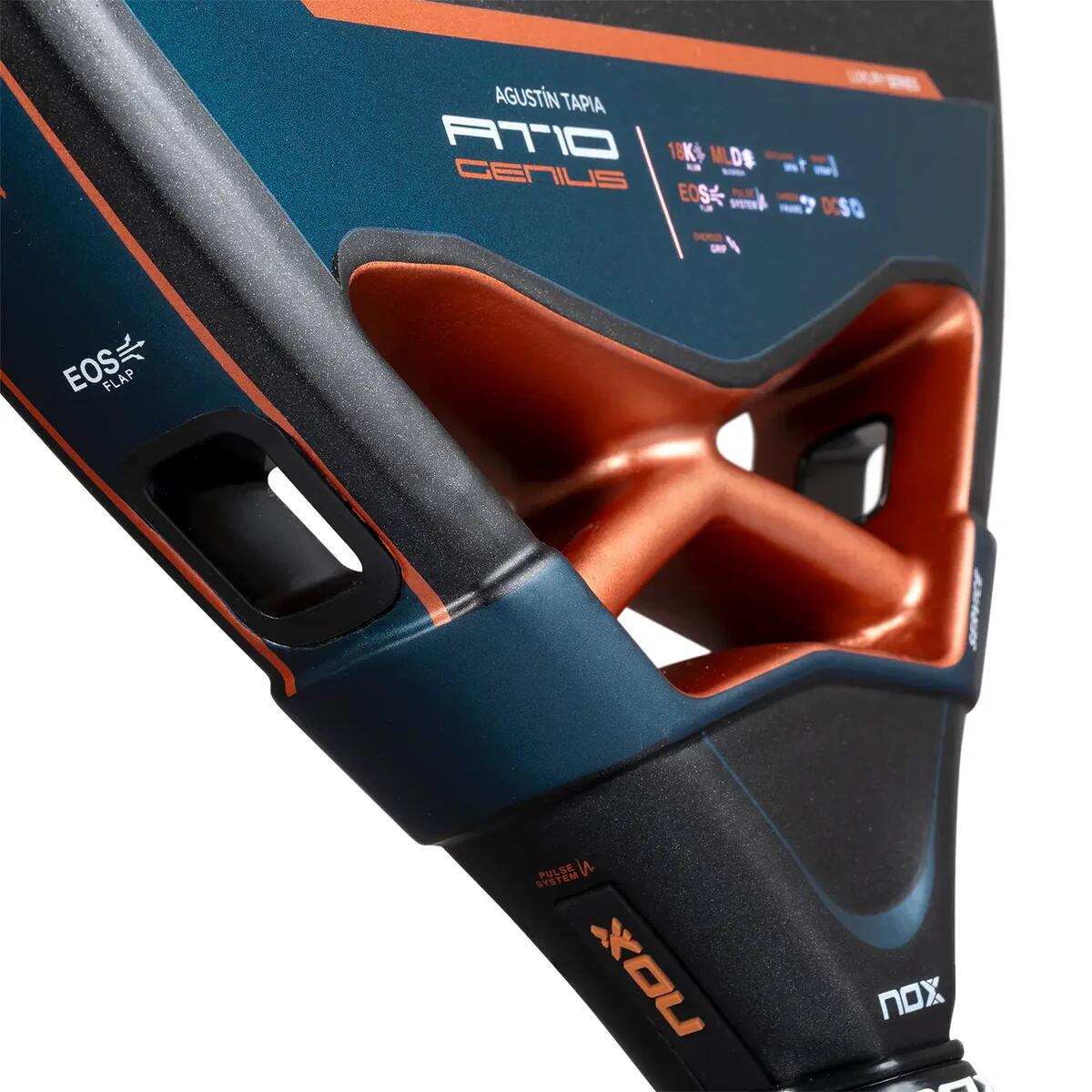 NOX AT10 Genius Attack 18K Alum von Agustin Tapia 2025 Padelschläger NOX Decathlon