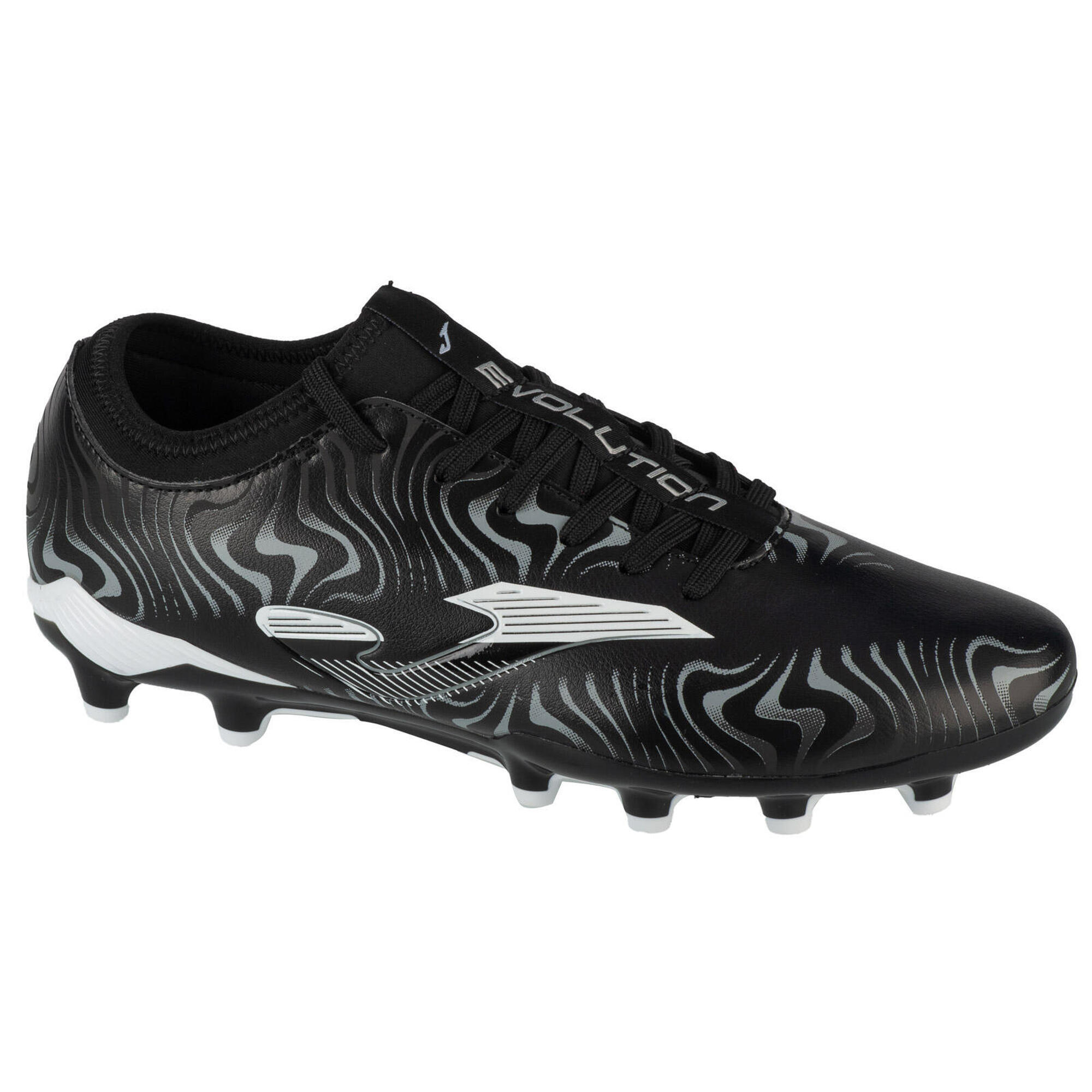 Joma - Chaussures De Football Pour Hommes  Evolution 24 Evos Fg - Chaussures À Crampons - Noir - 44,5 - Decathlon