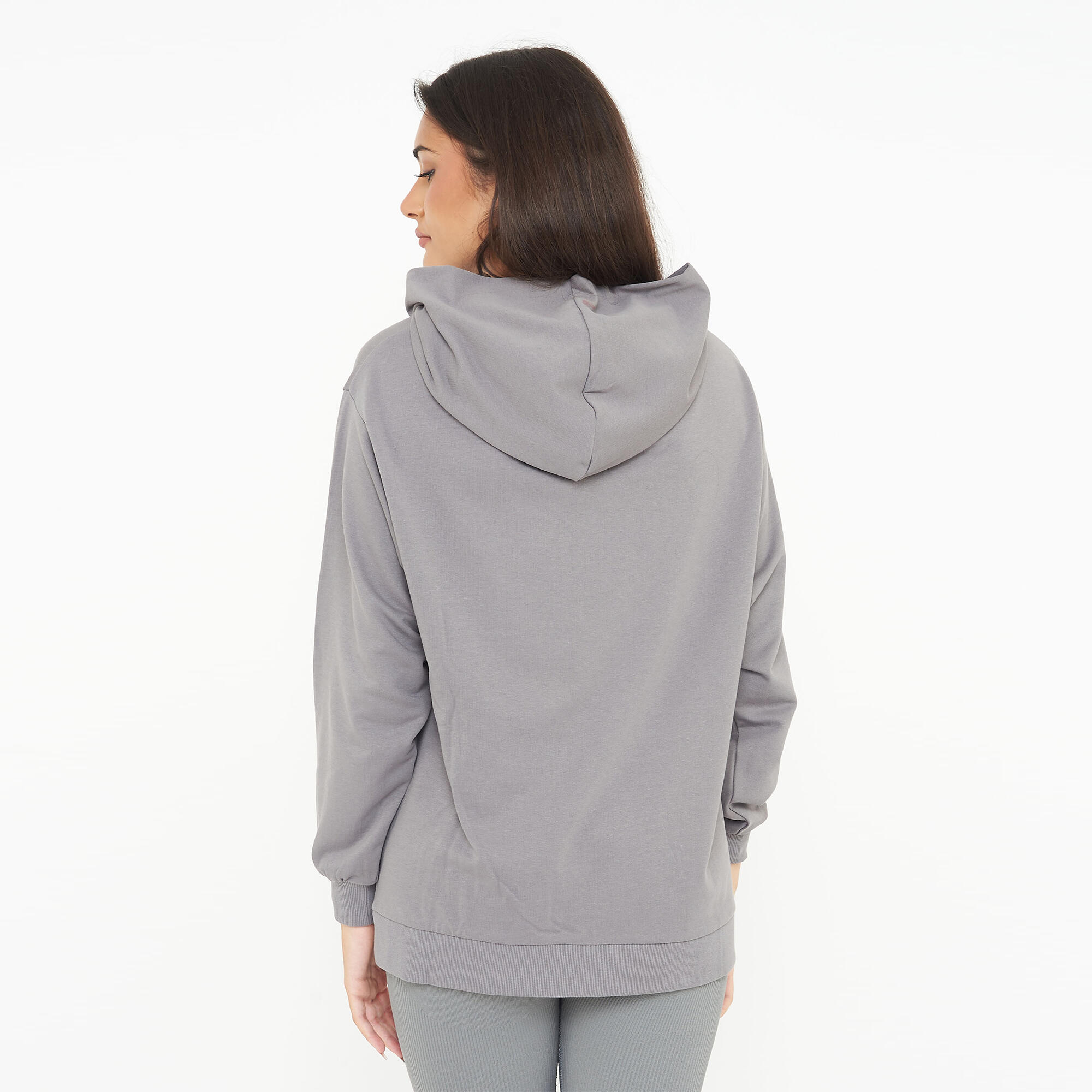 Unisex-Sport-Sweatshirt mit Kapuze F LOOSY dunkelgrau 2/6