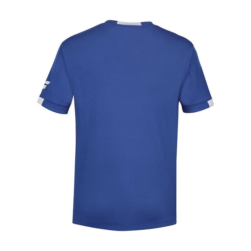 Camiseta Babolat Play Crew Azul Blanco -  - XXL