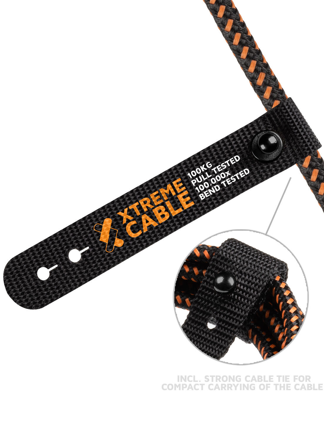 Xtorm Câble Xtreme USB-C vers Lightning - 1,5 mètre - Orange 7/7
