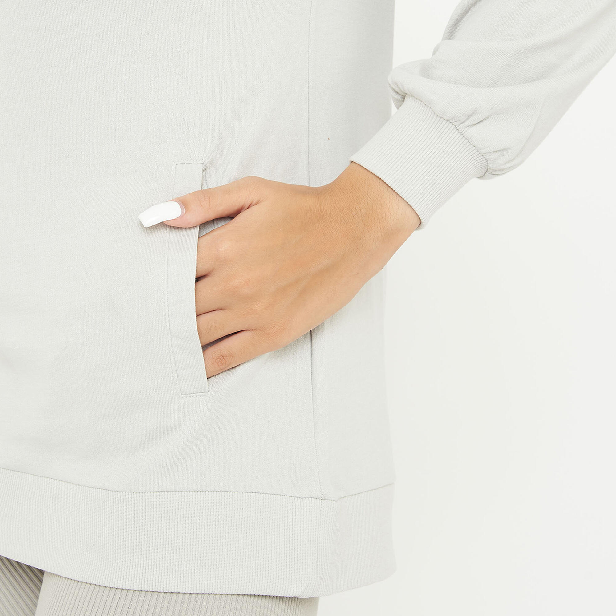 Bluza Unisex F LOOSY Jasnoszara 4/7