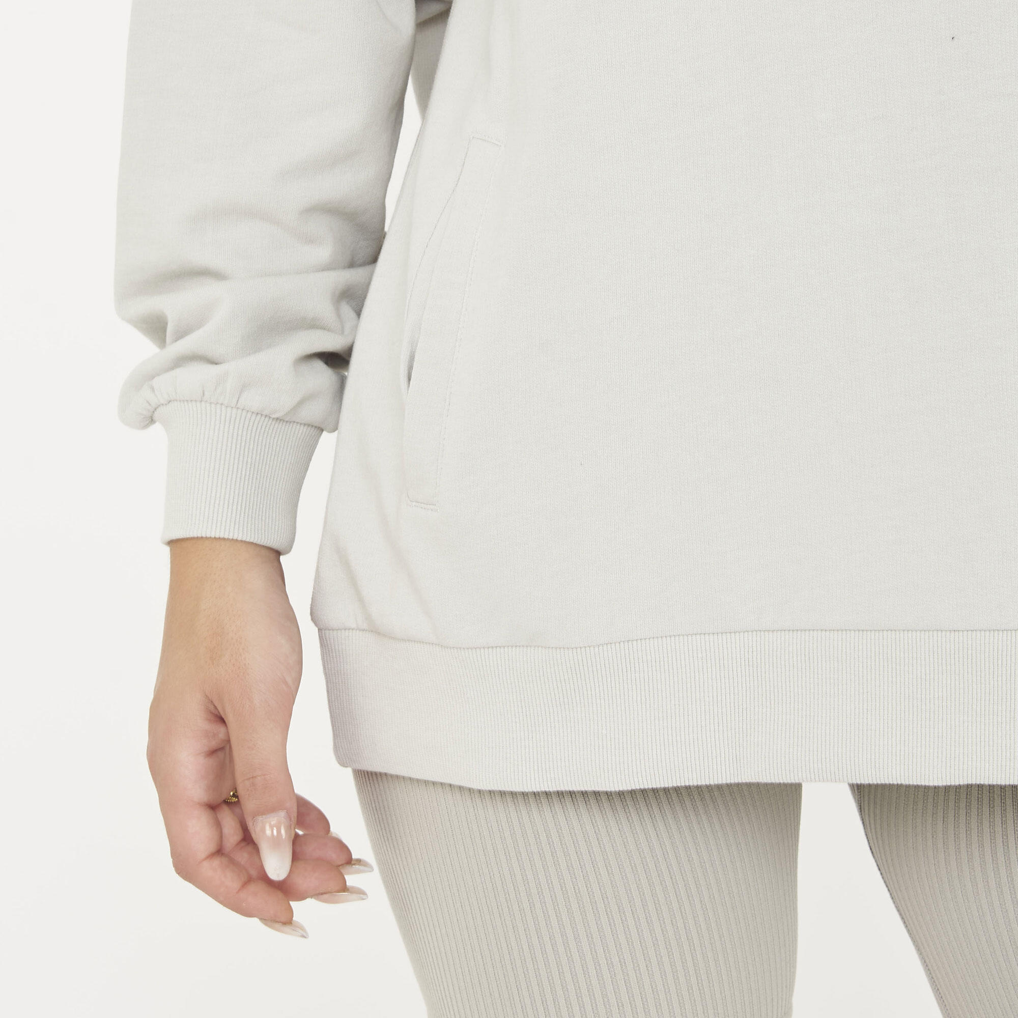 Bluza Unisex F LOOSY Jasnoszara 5/7